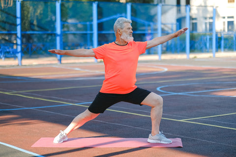 Exercise to reinforce sleep-wake cycle